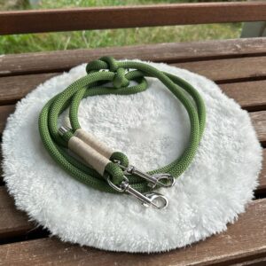 Hundeleine aus Tau - Pastel Green